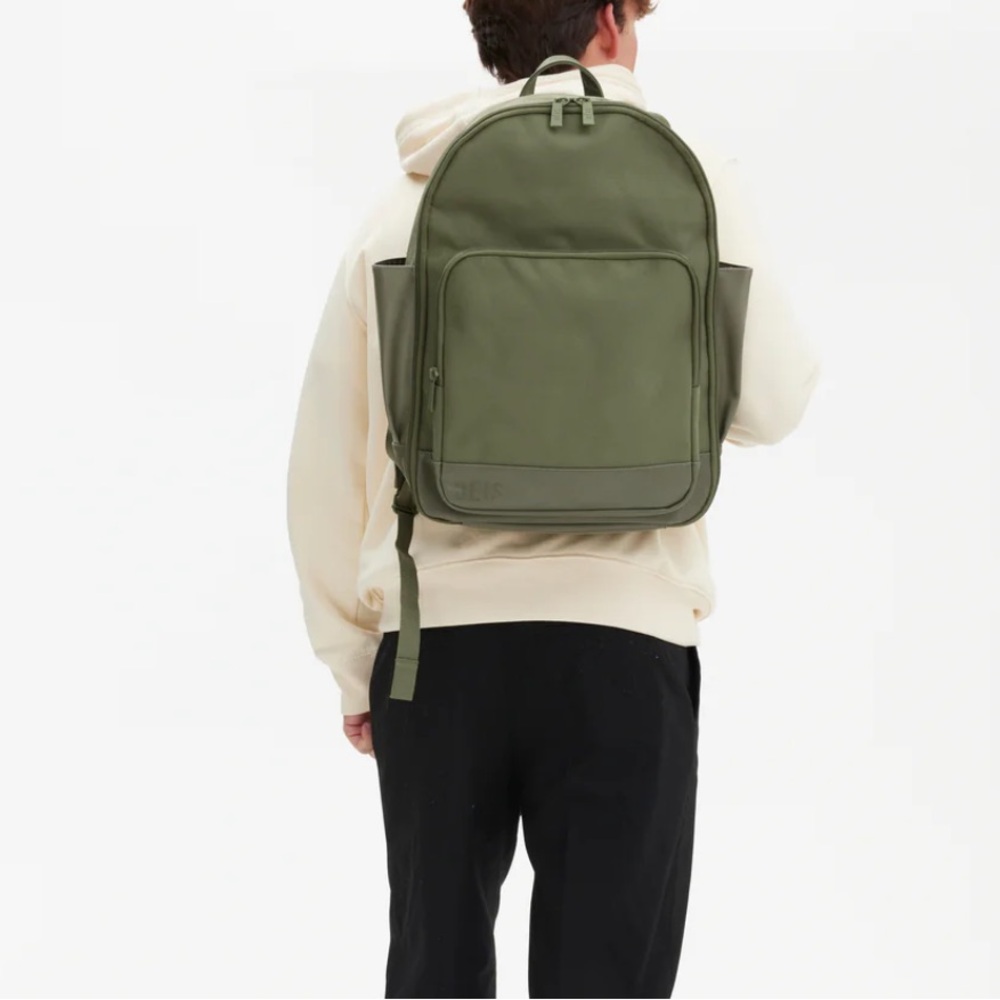 BEIS The Backpack - Limited Edition Olive Green EUC - Picture 5 of 12